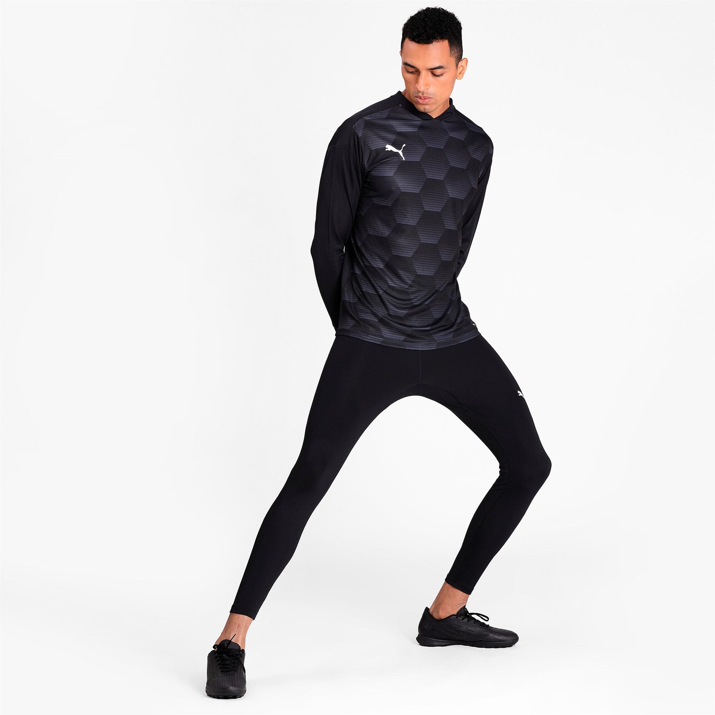 LIGA Baselayer Long Tight Schwarz