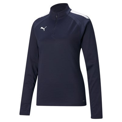 teamLIGA 1/4 Zip Top W Blau