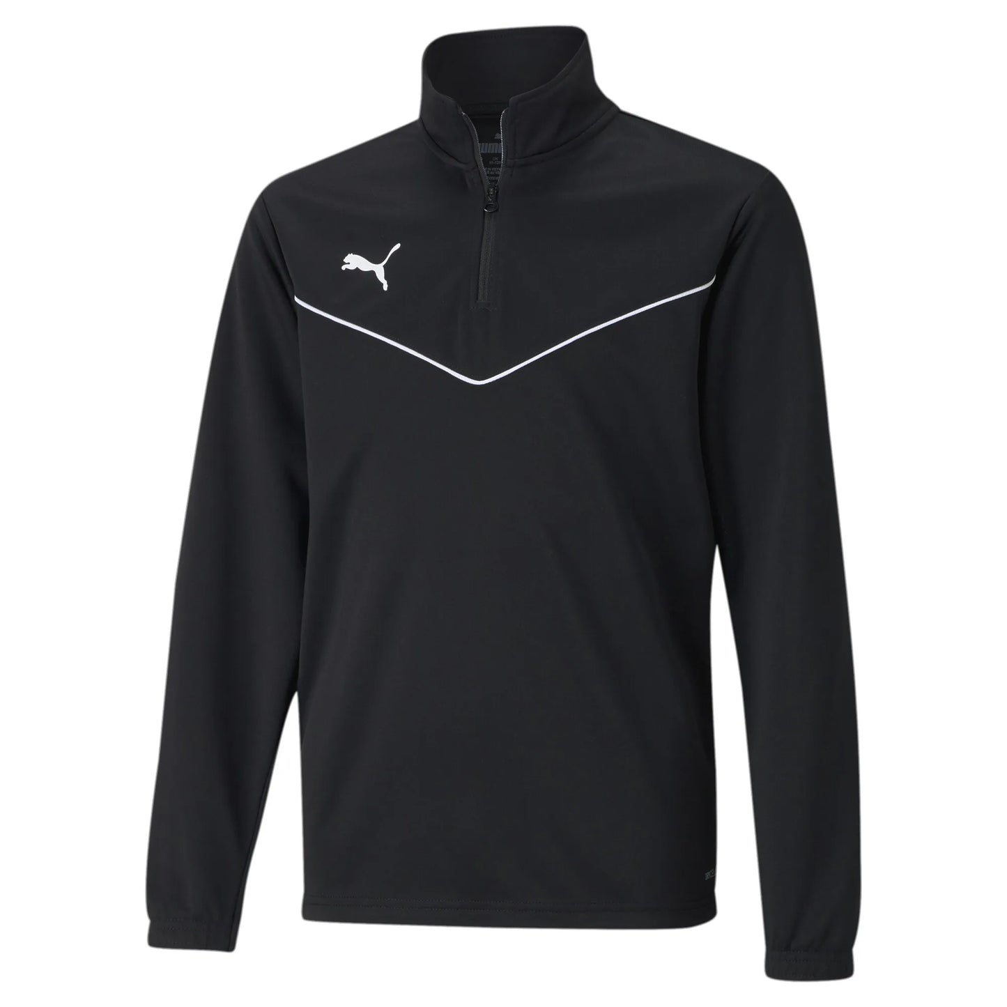 teamRISE 1/4 Zip Top Jr Schwarz