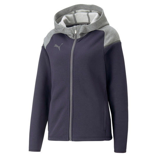 teamCUP Casuals Hooded Jkt Wmn Blau