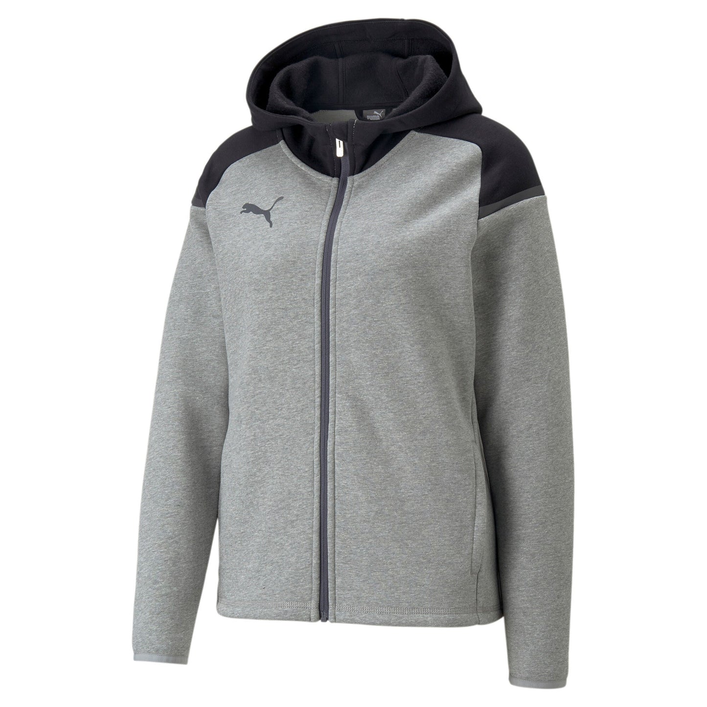 teamCUP Casuals Hooded Jkt Wmn Grau