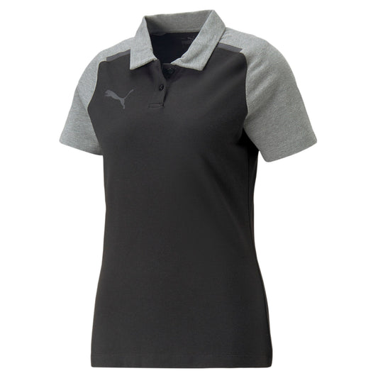 teamCUP Casuals Polo Wmn Schwarz