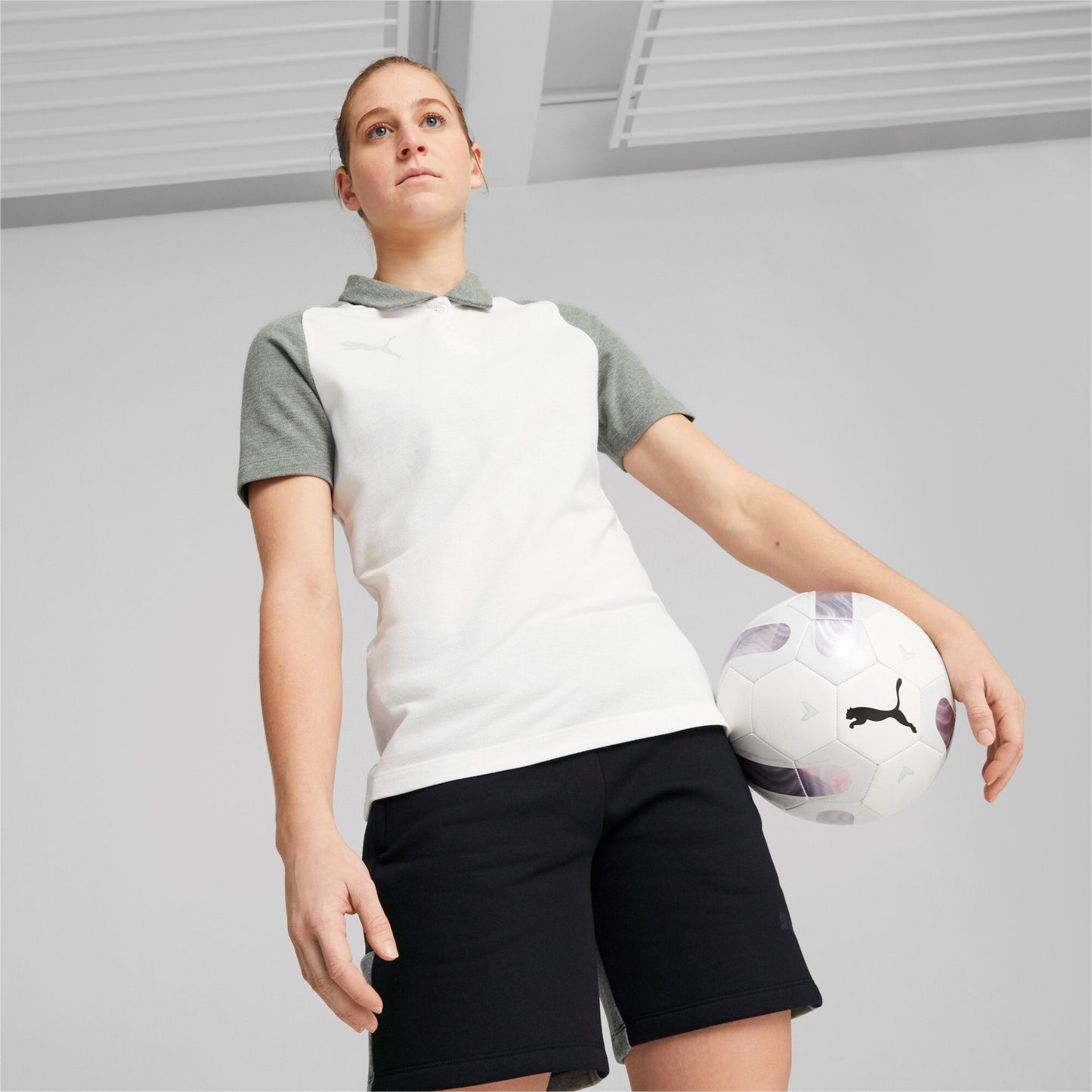 teamCUP Casuals Polo Wmn Weiß