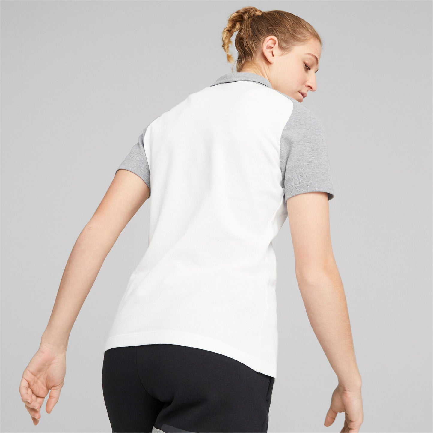 teamCUP Casuals Polo Wmn Weiß