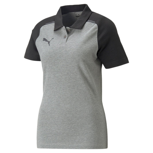 teamCUP Casuals Polo Wmn Grau