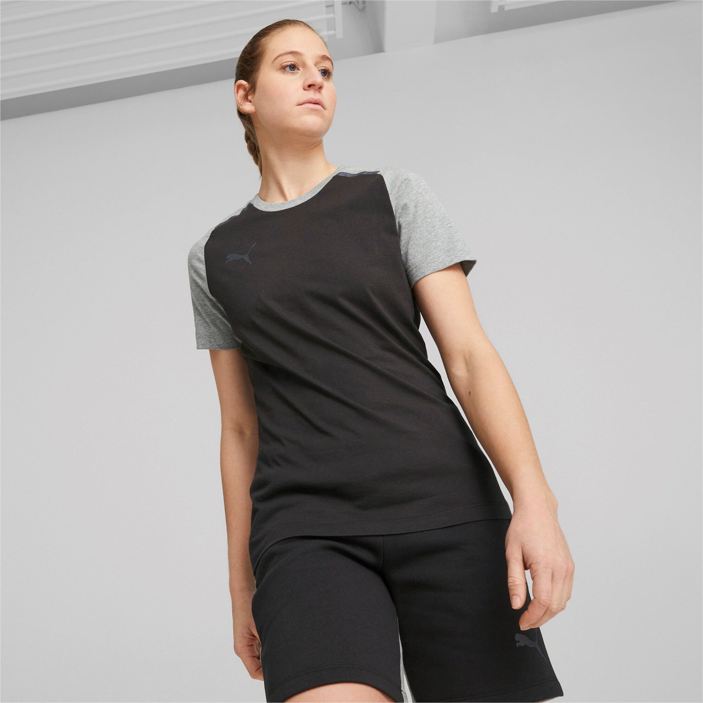 teamCUP Casuals T-Shirt Wmn Schwarz