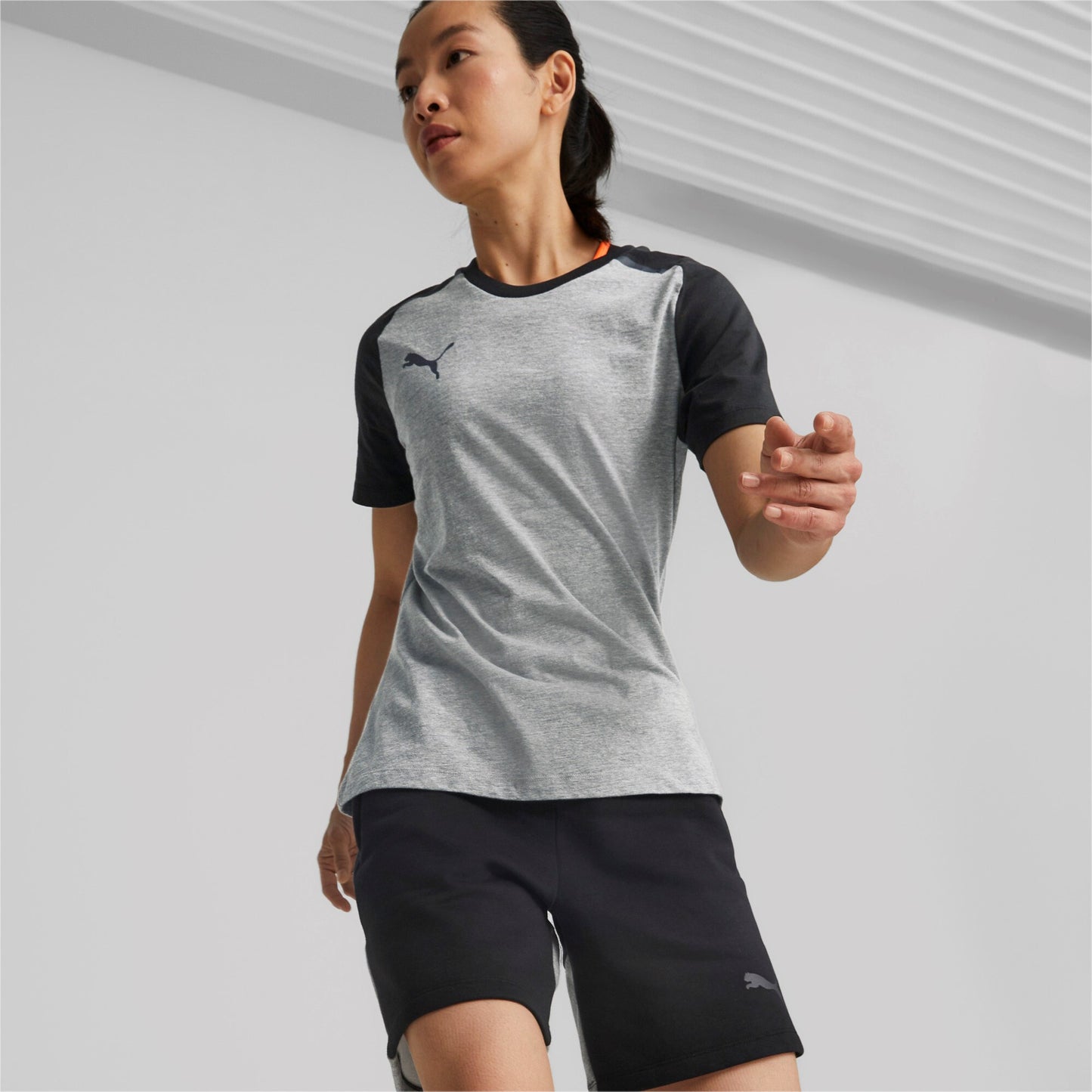 teamCUP Casuals T-Shirt Wmn Grau