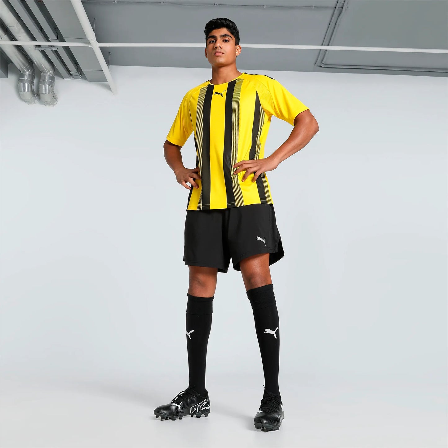 teamLIGA Gestreiftes Trikot Gelb